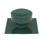 Static Vent - Round Back Roof Vent | Model RBV-3-C2 | 3" Diameter | 2" Tall Collar | Flat Flange | 7 Sq. In. NFA