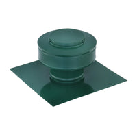 Static Vents - Round Back Roof Vent | Model RBV-3-C2 | 3" Diameter | 2" Tall Collar | Flat Flange | 7 Sq. In. NFA