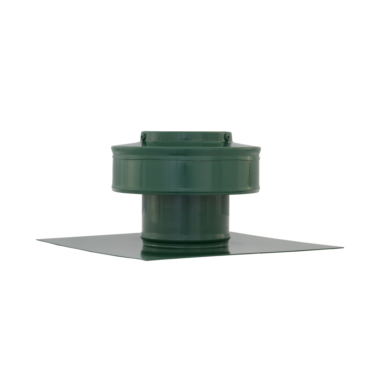 Static Vents - Round Back Roof Vent | Model RBV-3-C2 | 3" Diameter | 2" Tall Collar | Flat Flange | 7 Sq. In. NFA