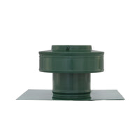 Static Vent - Round Back Roof Vent | Model RBV-3-C2 | 3" Diameter | 2" Tall Collar | Flat Flange | 7 Sq. In. NFA