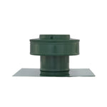 Static Vent - Round Back Roof Vent | Model RBV-3-C2 | 3" Diameter | 2" Tall Collar | Flat Flange | 7 Sq. In. NFA