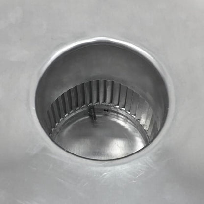 Model RBV-3-C2 | Round Back Roof Vent | 3" Diameter | 2" Tall Collar | Flat Flange | 7 Sq. In. NFA