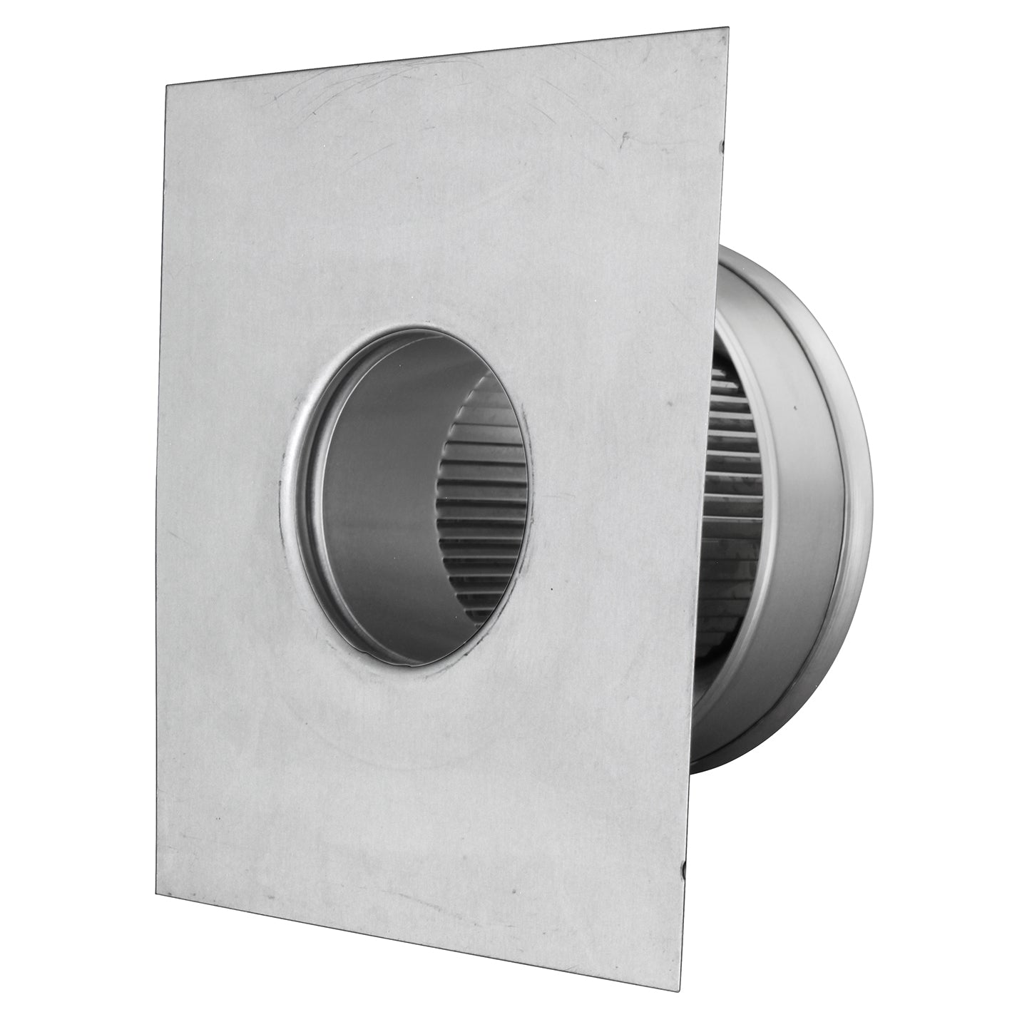 Round Back Roof Vent for SM-Rib Panel | 3" Diameter | 2" High Collar | Metal Roof | 7 Sq. In. NFA