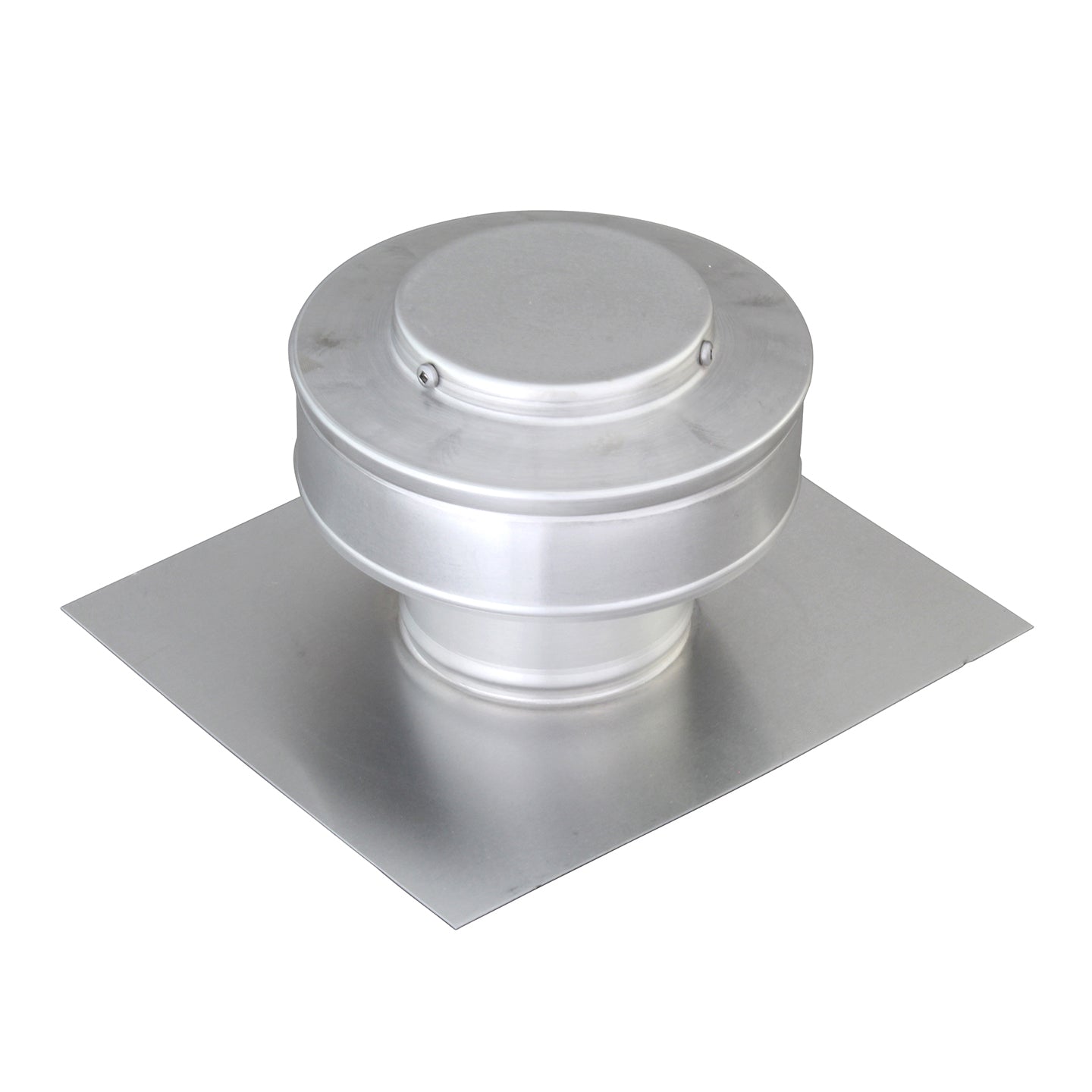 Round Back Roof Vent for SM-Rib Panel | 3" Diameter | 2" High Collar | Metal Roof | 7 Sq. In. NFA