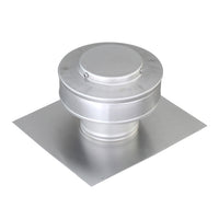 Round Back Roof Vent for SM-Rib Panel | 3" Diameter | 2" High Collar | Metal Roof | 7 Sq. In. NFA