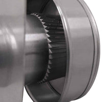 Model RBV - 3 - C2 - TP | Round Back Vent | 3" Diameter | 2" Tall Collar | Tail Pipe - Active Ventilation Products