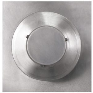 Model RBV-3-C2-TP | Round Back Vent |  3" Diameter | 2" Tall Collar  | Tail Pipe