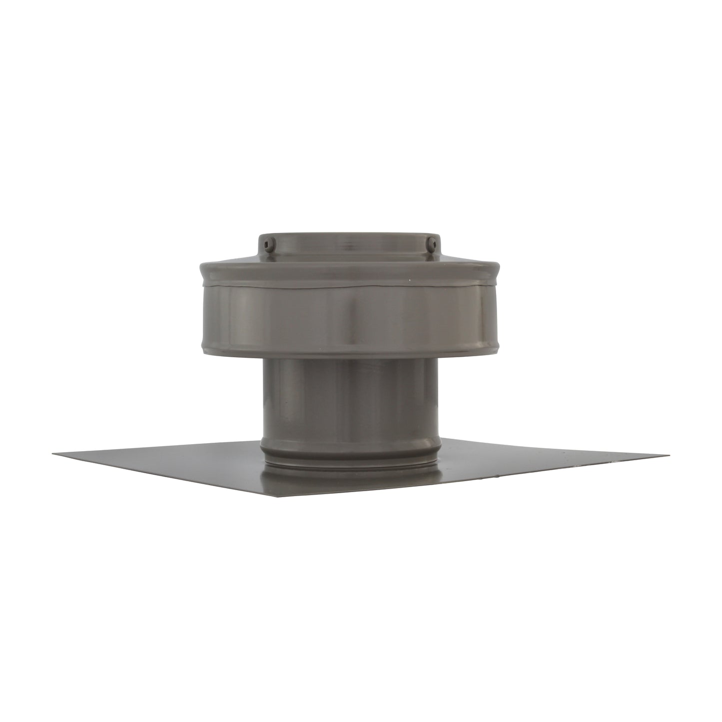 Static Vent - Round Back Roof Vent | Model RBV-3-C2 | 3" Diameter | 2" Tall Collar | Flat Flange | 7 Sq. In. NFA