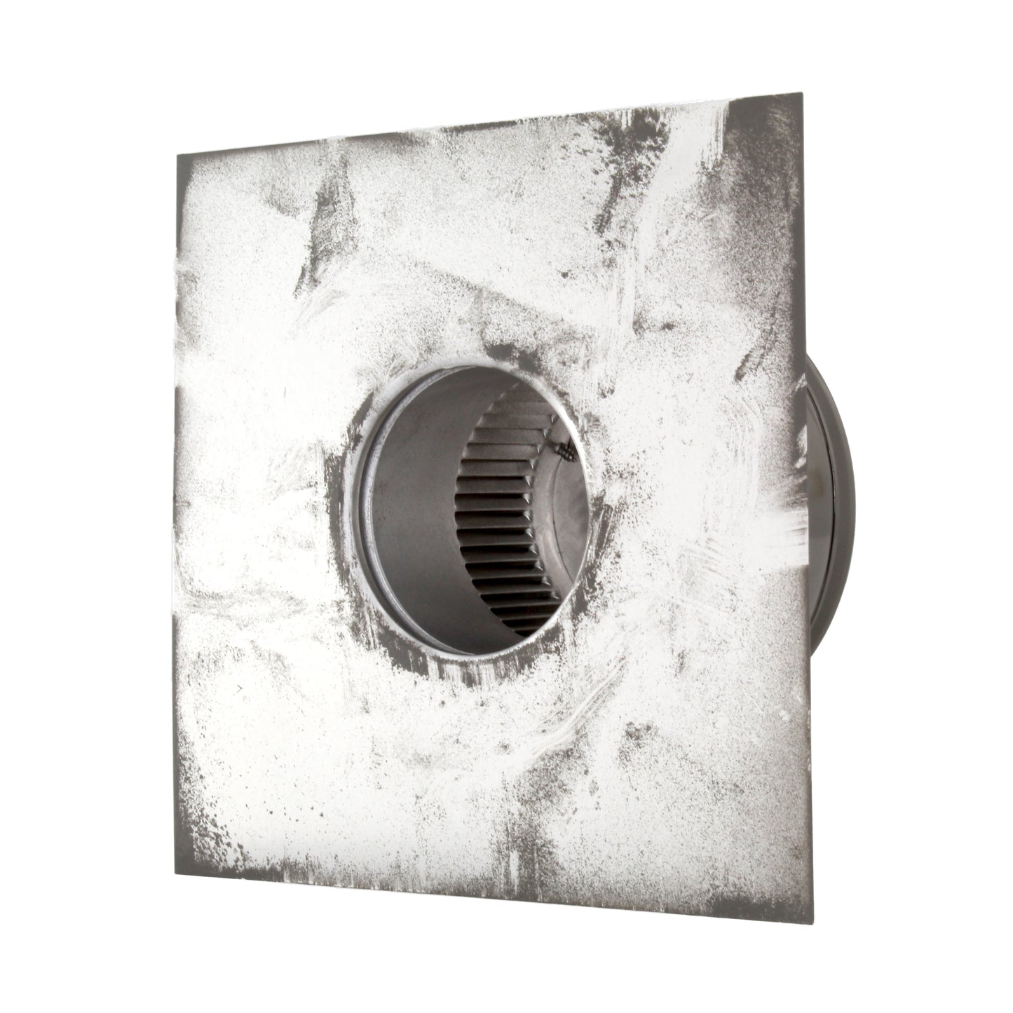 Static Vent - Round Back Roof Vent | Model RBV-3-C2 | 3" Diameter | 2" Tall Collar | Flat Flange | 7 Sq. In. NFA