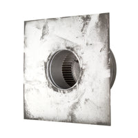 Static Vent - Round Back Roof Vent | Model RBV-3-C2 | 3" Diameter | 2" Tall Collar | Flat Flange | 7 Sq. In. NFA