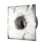 Static Vent - Round Back Roof Vent | Model RBV-3-C2 | 3" Diameter | 2" Tall Collar | Flat Flange | 7 Sq. In. NFA