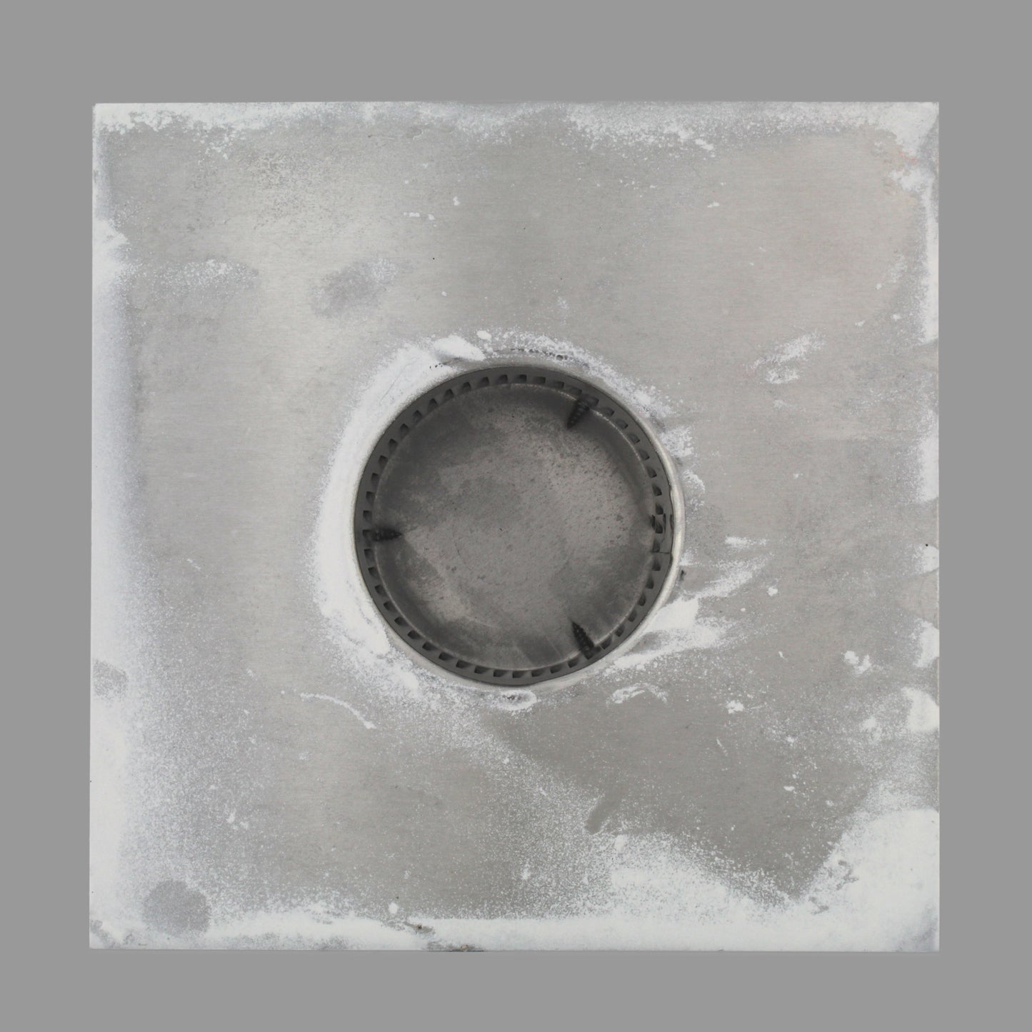 Static Vent - Round Back Roof Vent | Model RBV-3-C2 | 3" Diameter | 2" Tall Collar | Flat Flange | 7 Sq. In. NFA