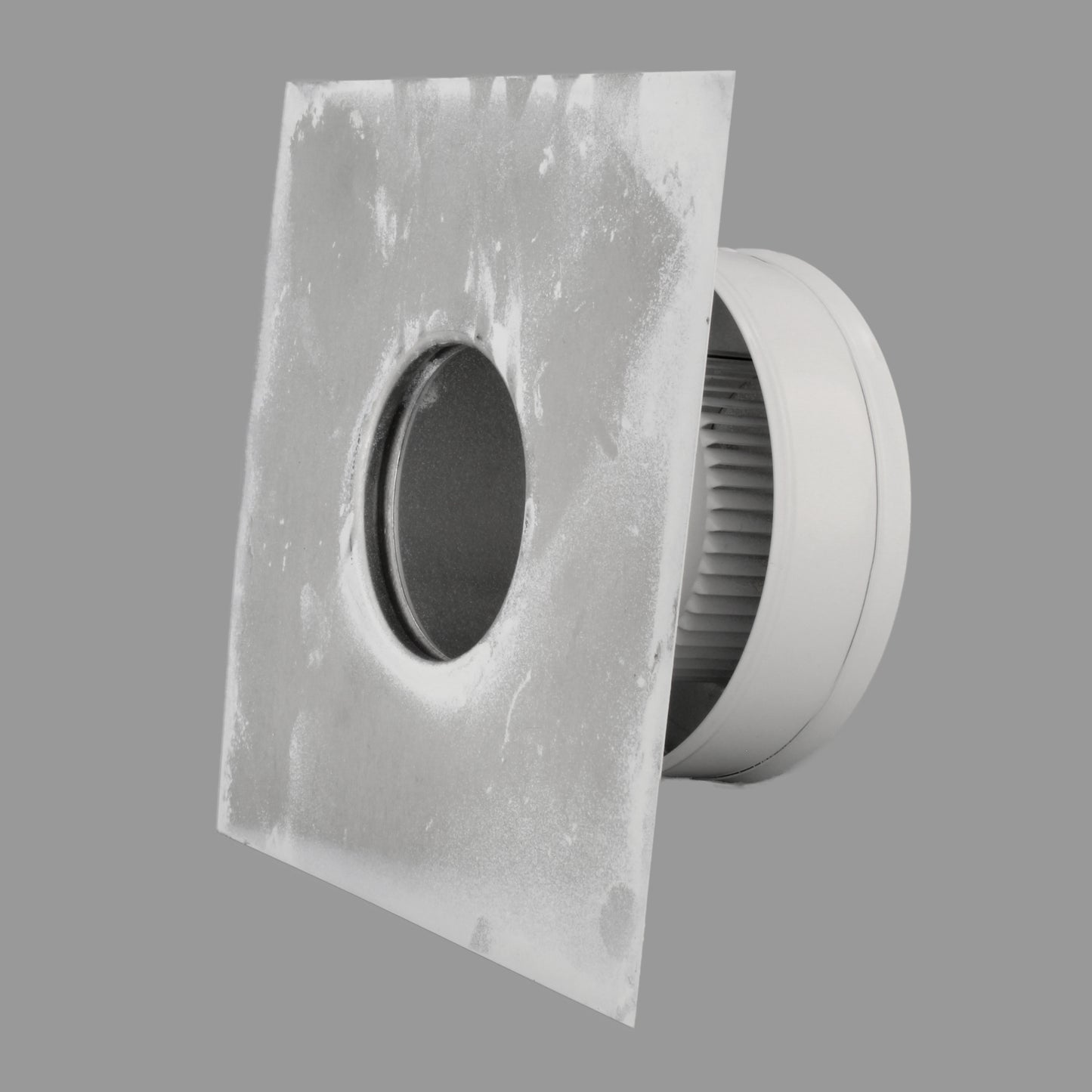Static Vent - Round Back Roof Vent | Model RBV-3-C2 | 3" Diameter | 2" Tall Collar | Flat Flange | 7 Sq. In. NFA