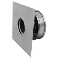 Static Vent - Round Back Roof Vent | Model RBV - 3 - C2 | 3" Diameter | 2" Tall Collar | Flat Flange | 7 Sq. In. NFA - Active Ventilation Products