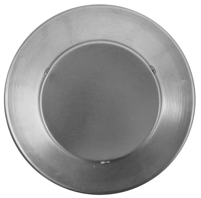 Model RBV-3-C2 | Round Back Roof Vent | 3" Diameter | 2" Tall Collar | Flat Flange | 7 Sq. In. NFA