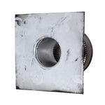 Static Vents - Round Back Roof Vent | 3" Diameter | 4" Tall Collar | Flat Flange | 7 Sq. In. NFA