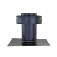 Static Vents - Round Back Roof Vent | 3" Diameter | 4" Tall Collar | Flat Flange | 7 Sq. In. NFA