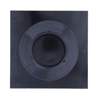 Static Vents - Round Back Roof Vent | 3" Diameter | 4" Tall Collar | Flat Flange | 7 Sq. In. NFA