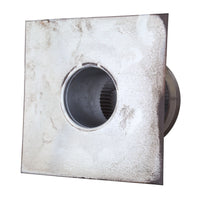 Static Vents - Round Back Roof Vent | 3" Diameter | 4" Tall Collar | Flat Flange | 7 Sq. In. NFA