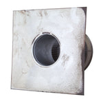 Static Vents - Round Back Roof Vent | 3" Diameter | 4" Tall Collar | Flat Flange | 7 Sq. In. NFA