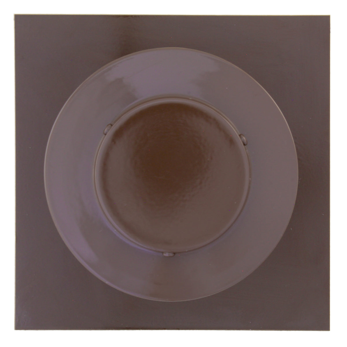 Static Vents - Round Back Roof Vent | 3" Diameter | 4" Tall Collar | Flat Flange | 7 Sq. In. NFA