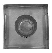 Model RBV - 3 - C4 - CMF - TP | Round Back Vent | 3" Diameter | " 4" Tall Collar | Curb Mount Flange | Tail Pipe - Active Ventilation Products