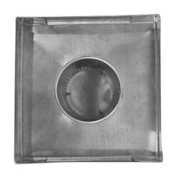 Static Vent 3" with Curb Mount Sub Base - Round Back Vent | 3″ Diameter | 4″ Tall Collar | 7 Sq. In. NFA - Active Ventilation Products