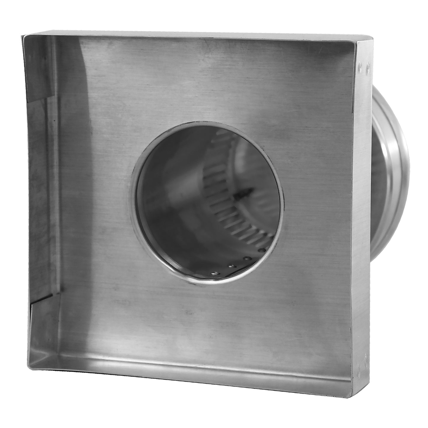 Model RBV-3-C4-CMF | Round Back Static Vent |  3″ Diameter | 4″ Tall Collar  |  7 Sq. In. NFA