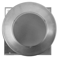 Static Vent 3" with Curb Mount Sub Base - Round Back Vent | 3″ Diameter | 4″ Tall Collar | 7 Sq. In. NFA - Active Ventilation Products