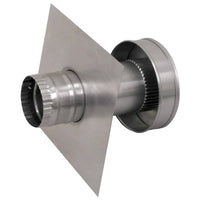 Model RBV - 3 - C4 - TP | Round Back Vent | 3" Diameter | 4" Tall Collar | Tail Pipe - Active Ventilation Products