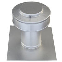 Round Back Roof Jack for SM-Rib Panel | 3" Diameter | 4" Tall Collar | Metal Roof