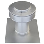 Round Back Roof Jack for SM-Rib Panel | 3" Diameter | 4" Tall Collar | Metal Roof