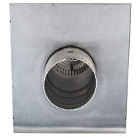 Round Back Roof Jack for SM-Rib Panel | 3" Diameter | 4" Tall Collar | Metal Roof