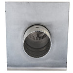 Round Back Roof Jack for SM-Rib Panel | 3" Diameter | 4" Tall Collar | Metal Roof