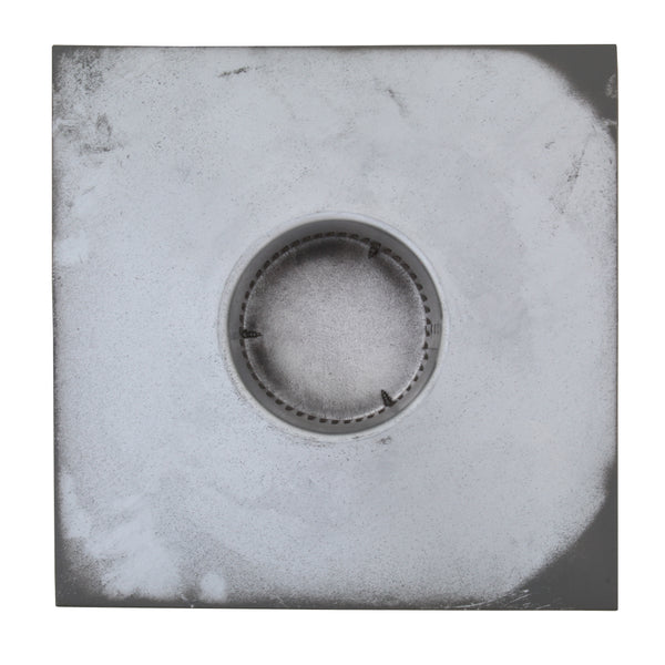 Static Vents - Round Back Roof Vent | 3" Diameter | 4" Tall Collar | Flat Flange | 7 Sq. In. NFA | Bottom View