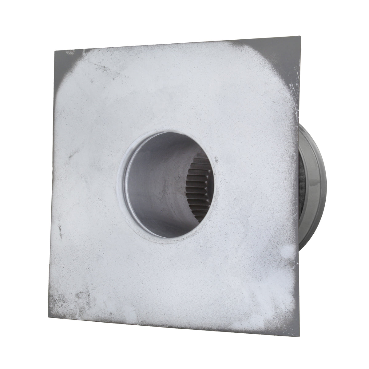 Static Vents - Round Back Roof Vent | 3" Diameter | 4" Tall Collar | Flat Flange | 7 Sq. In. NFA