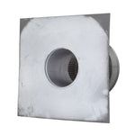 Static Vents - Round Back Roof Vent | 3" Diameter | 4" Tall Collar | Flat Flange | 7 Sq. In. NFA