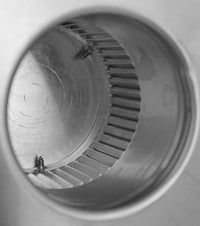 Static Vent - Round Back Roof Vent | Model RBV - 3 - C2 | 3" Diameter | 2" Tall Collar | Flat Flange | 7 Sq. In. NFA - Active Ventilation Products