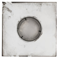 Static Vents - Round Back Roof Vent | 4" Diameter | 2" Tall Collar | Flat Flange | 12 Sq. In. NFA