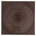 Static Vents - Round Back Roof Vent | 4" Diameter | 2" Tall Collar | Flat Flange | 12 Sq. In. NFA