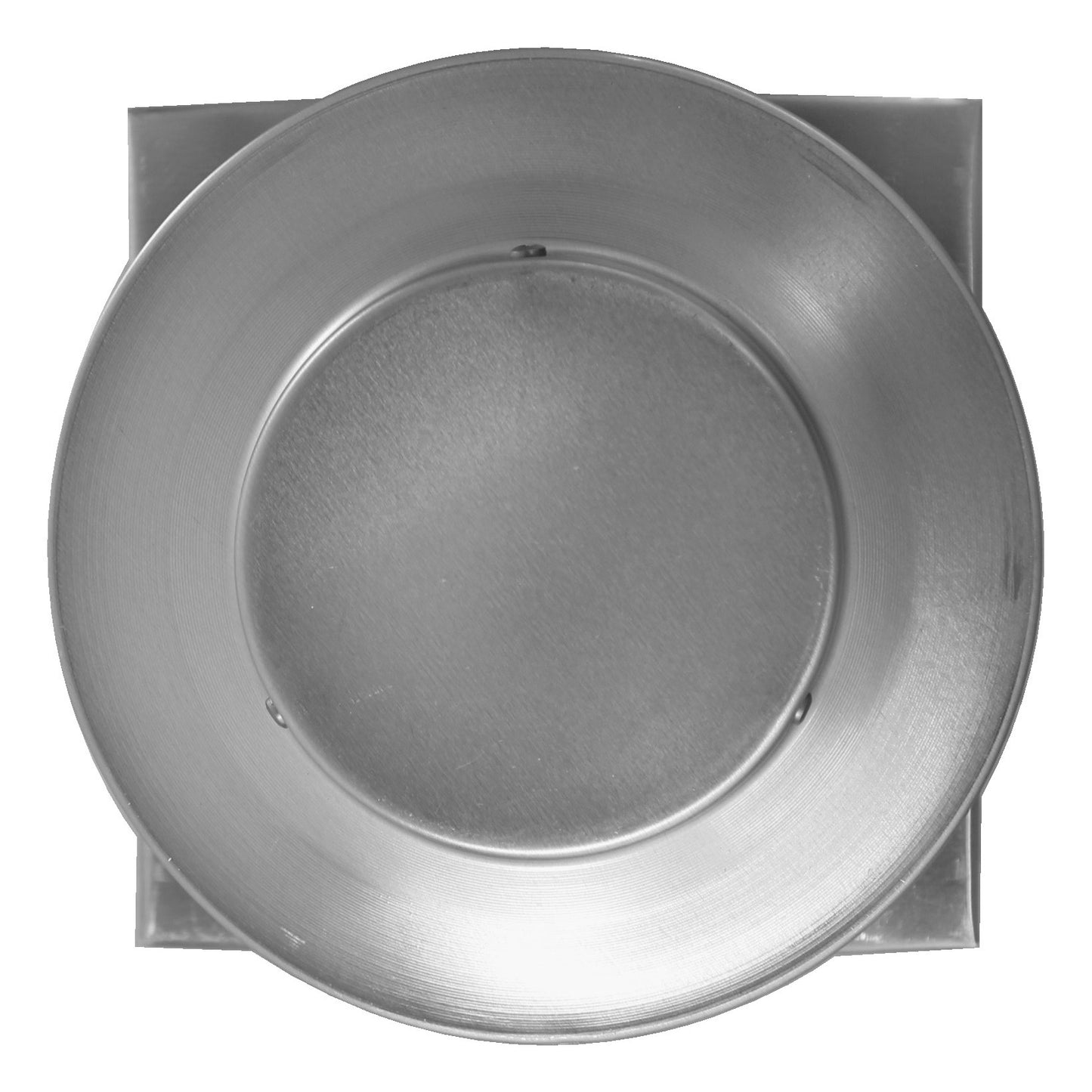 Model RBV-4-C2-CMF-TP | Round Back Vent  |  4" Diameter | " 2" Tall Collar  | Curb Mount Flange  |  Tail Pipe