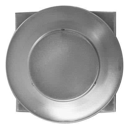 Model RBV-4-C2-CMF-TP | Round Back Vent  |  4" Diameter | " 2" Tall Collar  | Curb Mount Flange  |  Tail Pipe