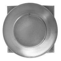 Static Vent 4" with Curb Mount Sub - Base - Round Back Vent | 4" Diameter | 2" Tall Collar | 12 Sq. In. NFA - Active Ventilation Products