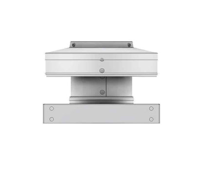 Static Vent 4" with Curb Mount Sub-Base - Round Back Vent |  4" Diameter | 2" Tall Collar  |  12 Sq. In. NFA