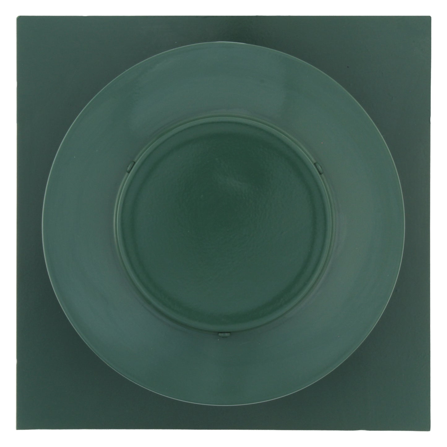 Static Vents - Round Back Roof Vent | 4" Diameter | 2" Tall Collar | Flat Flange | 12 Sq. In. NFA