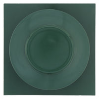 Static Vents - Round Back Roof Vent | 4" Diameter | 2" Tall Collar | Flat Flange | 12 Sq. In. NFA