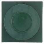 Static Vents - Round Back Roof Vent | 4" Diameter | 2" Tall Collar | Flat Flange | 12 Sq. In. NFA