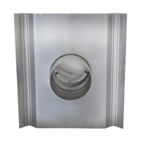 Round Back Roof Jack for SM-Rib Panel | 4" Diameter | 2" Tall Collar | Metal Roof