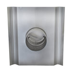 Round Back Roof Jack for SM-Rib Panel | 4" Diameter | 2" Tall Collar | Metal Roof