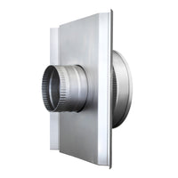 Round Back Roof Jack for SM-Rib Panel | 4" Diameter | 2" Tall Collar | Metal Roof